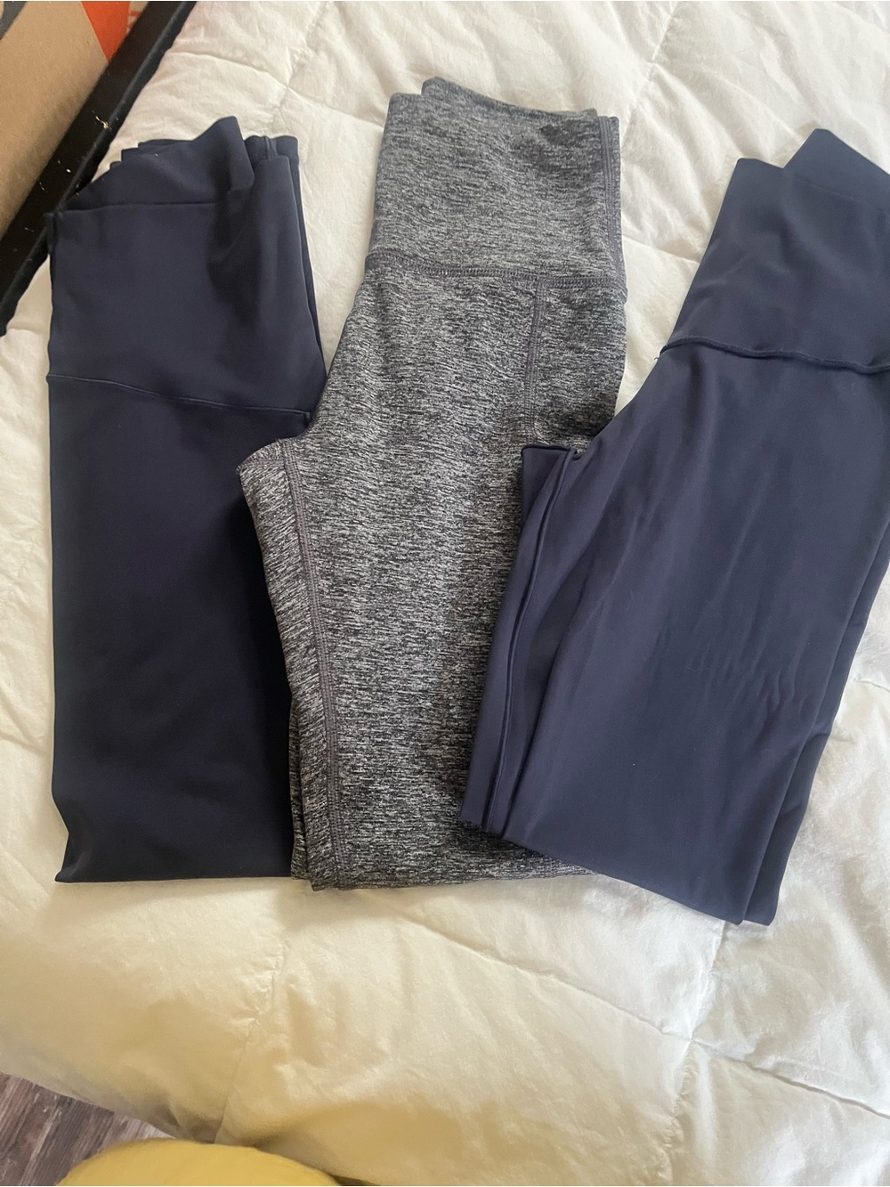 aerie Navy & Grey Seamless High-Rise Leggings Trio
